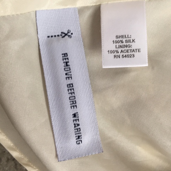 NWOT Banana Republic silk strapless top - Picture 8 of 8